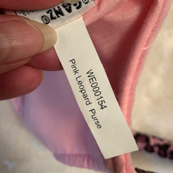 2/$30 Webkinz  Plush Pet Carrier Pink Leopard print Bag Purse - Picture 6 of 8